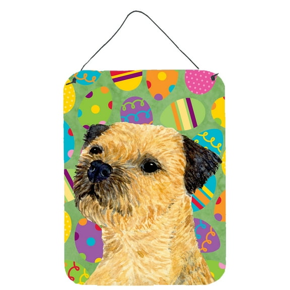 Border Terrier Easter Eggtravaganza Wall or Door Hanging Prints
