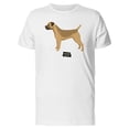 thumbnail image 1 of Border Terrier Geometric Style Tee Men's -Image by Shutterstock, 1 of 2