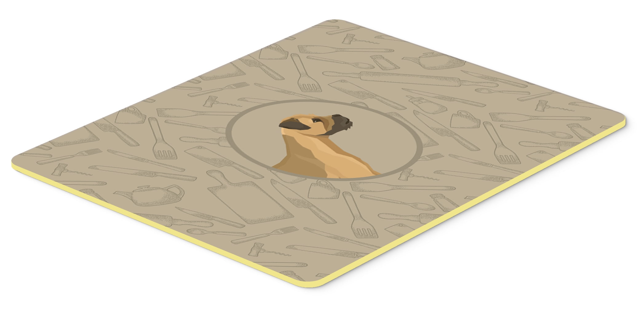 Border Terrier In the Kitchen Kitchen or Bath Mat 24x36