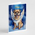thumbnail image 1 of Border Terrier My Angel Greeting Cards Pack of 8 7 in x 5 in, 1 of 3
