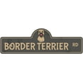 thumbnail image 1 of Border Terrier Street Sign | Indoor/Outdoor | Dog Lover Funny Home Décor for Garages, Living Rooms, Bedroom, Offices | SignMission personalized gift | 24" Wide, 1 of 5