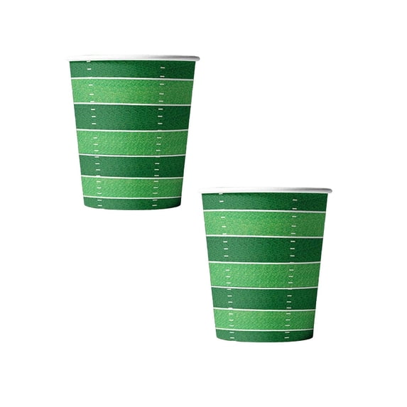 Border : Themed Kids' Birthday Party Tableware Set Football Plates Napkins Tablecloth & 2PCS
