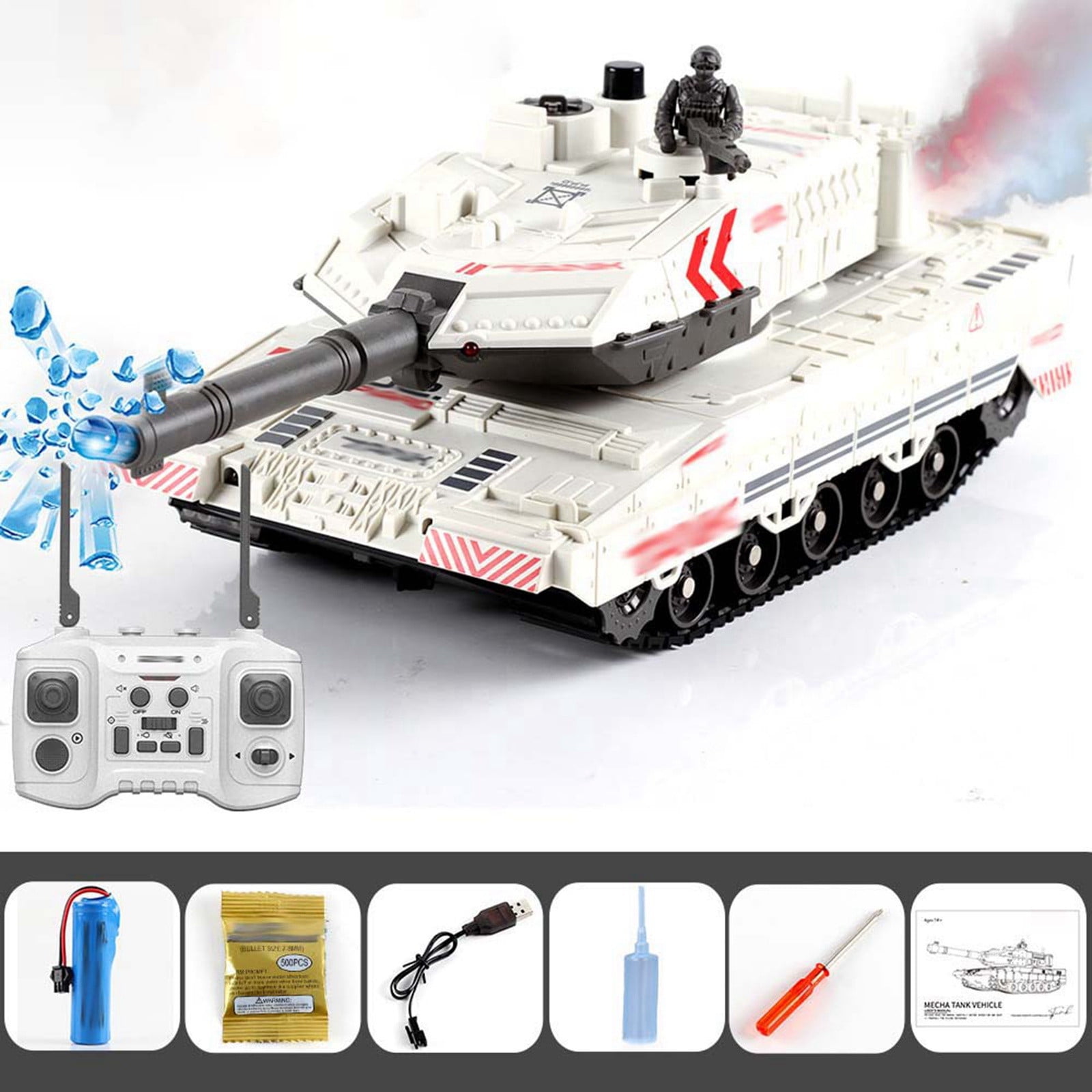 Border Tracked Remote Control Tank Water Bomb Spray Remote Control