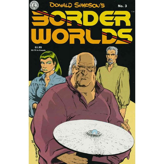 Border Worlds (Vol. 1) #3 VF ; Kitchen Sink Comic Book