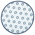 thumbnail image 1 of Kids Rug - Safavieh Kids Cotton -Blue/Ivory-Color:Blue/Ivory,Design:Kids,Shape:Small Rectangle,Size:6'L x 4'W, 1 of 2