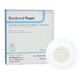 thumbnail image 1 of BorderedFoam Foam Dressing 4" Diam. Fenestrated Round With Border Waterproof Backing 00288E 10 per Box, 1 of 3