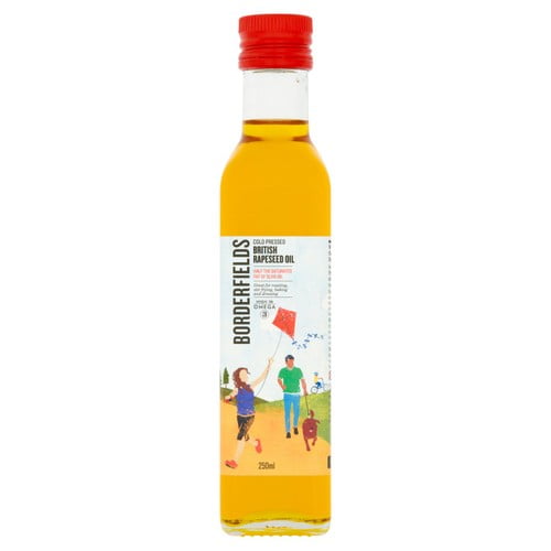 Borderfields Cold Pressed Rapeseed Oil 250ml, British Import (Pack of 2)