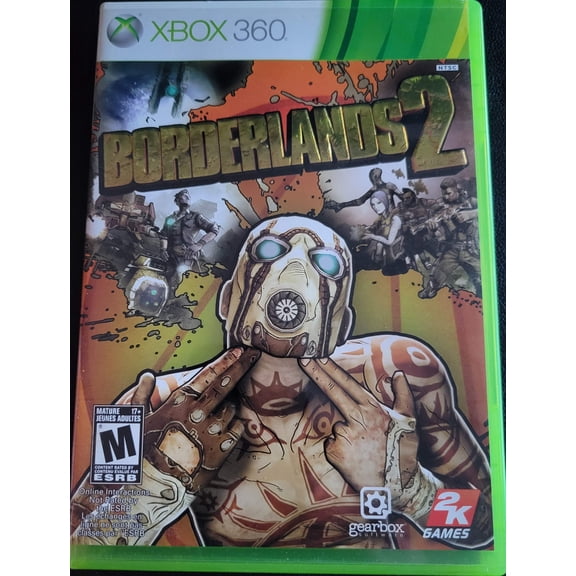 Pre-Owned Borderlands 2, Microsoft Xbox 360, Physical, Shooter Action & Adventure Video Game, Parental Controls