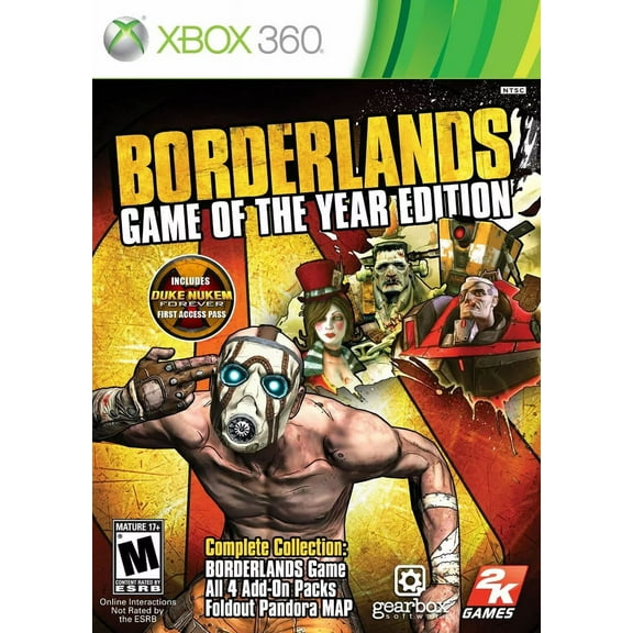 Borderlands Game of the Year Edition Xbox 360 (Brand New Factory Sealed