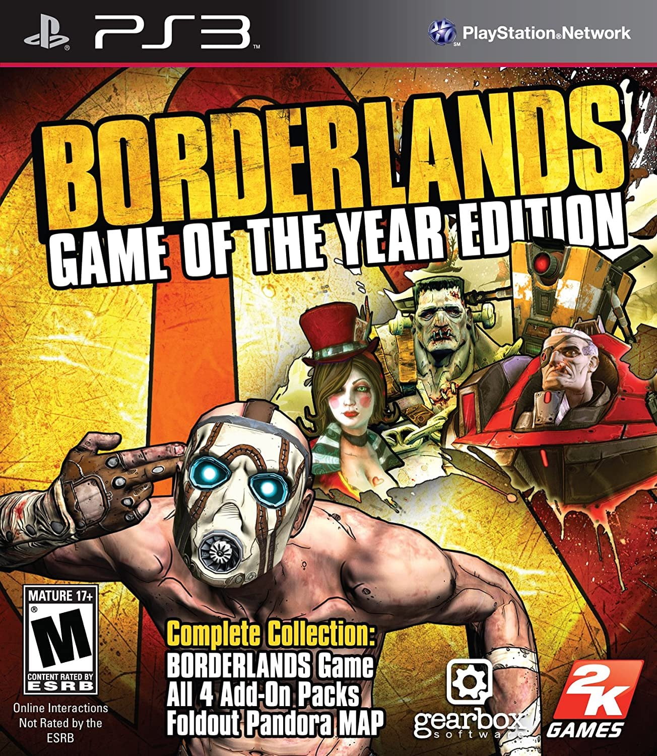 Borderlands Game of the Year Edition (Factory ) (PS3 Playstation 3)