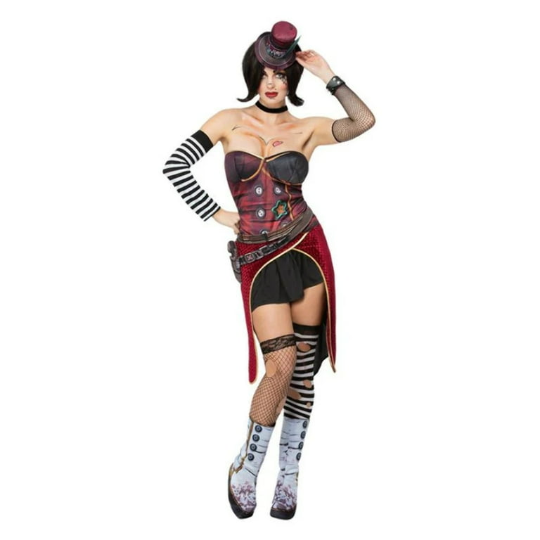 Borderlands Moxxi Costume Adult Black Red White Borderlands Moxxi Costume Adult Black Red White