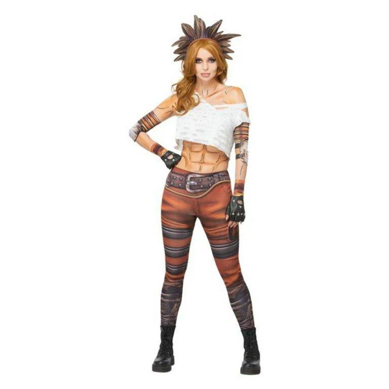 Borderlands Psycho Costume Top Adult Brown Black Borderlands Psycho Costume Top Adult Brown Black