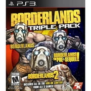 Borderlands Triple Pack, 2K, PlayStation 3, 710425477041