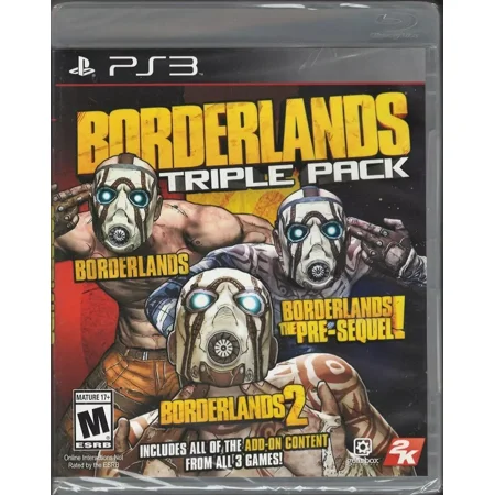 Borderlands Triple Pack PS3 (Brand New Factory Sealed US Version) PlayStation 3,