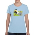 thumbnail image 1 of Borderline Paperwork T-Shirt Women -Wilfred Hildonen Designs, Female XX-Large, 1 of 4