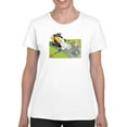thumbnail image 1 of Borderline Paperwork T-Shirt Women -Wilfred Hildonen Designs, Female x-Large, 1 of 4