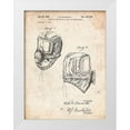 thumbnail image 1 of Borders, Cole 12x14 White Modern Wood Framed Museum Art Print Titled - PP1071-Vintage Parchment Sub Zero Mask Patent Poster, 1 of 4
