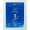 thumbnail image 1 of Borders, Cole 12x14 White Modern Wood Framed Museum Art Print Titled - PP225-Faded Blueprint Orvis 1874 Fly Fishing Reel Patent Poster, 1 of 4