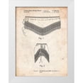 thumbnail image 1 of Borders, Cole 12x14 White Modern Wood Framed Museum Art Print Titled - PP685-Vintage Parchment Belly Dancing Belt Poster, 1 of 4