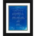 thumbnail image 1 of Borders, Cole 15x18 Black Ornate Wood Framed with Double Matting Museum Art Print Titled - PP80-Faded Blueprint Brewing Beer And Ale Poster, 1 of 4