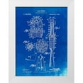 thumbnail image 1 of Borders, Cole 15x18 White Modern Wood Framed Museum Art Print Titled - PP230-Faded Blueprint Robert Goddard Rocket Patent Poster, 1 of 4