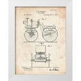 thumbnail image 1 of Borders, Cole 15x18 White Modern Wood Framed Museum Art Print Titled - PP243-Vintage Parchment Motor Buggy 1895 Patent Print, 1 of 4