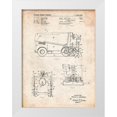 thumbnail image 1 of Borders, Cole 15x18 White Modern Wood Framed Museum Art Print Titled - PP313-Vintage Parchment Ice Resurfacing Patent Poster, 1 of 4