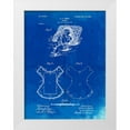 thumbnail image 1 of Borders, Cole 15x18 White Modern Wood Framed Museum Art Print Titled - PP317-Faded Blueprint Cloth Baby Diaper Patent Poster, 1 of 4