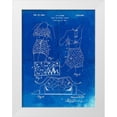 thumbnail image 1 of Borders, Cole 15x18 White Modern Wood Framed Museum Art Print Titled - PP325-Faded Blueprint Bathing Suit 1940 Poster, 1 of 4