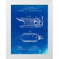 thumbnail image 1 of Borders, Cole 15x18 White Modern Wood Framed Museum Art Print Titled - PP741-Faded Blueprint Blacksmith Anvil Patent Poster, 1 of 4