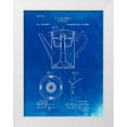 thumbnail image 1 of Borders, Cole 15x18 White Modern Wood Framed Museum Art Print Titled - PP78-Faded Blueprint Coffee Percolator 1880 Patent Art, 1 of 4