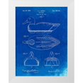 thumbnail image 1 of Borders, Cole 19x24 White Modern Wood Framed Museum Art Print Titled - PP1001-Faded Blueprint Propelled Duck Decoy Patent Poster, 1 of 4