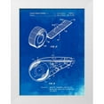 thumbnail image 1 of Borders, Cole 19x24 White Modern Wood Framed Museum Art Print Titled - PP1133-Faded Blueprint White Out Tape Patent Poster, 1 of 4