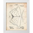 thumbnail image 1 of Borders, Cole 19x24 White Modern Wood Framed Museum Art Print Titled - PP604-Vintage Parchment Brassiere (Bra) 1914 Patent Poster, 1 of 4