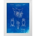 thumbnail image 1 of Borders, Cole 19x24 White Modern Wood Framed Museum Art Print Titled - PP647-Faded Blueprint Owl Bird of Prey Patent Poster, 1 of 4