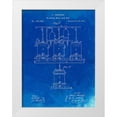 thumbnail image 1 of Borders, Cole 19x24 White Modern Wood Framed Museum Art Print Titled - PP80-Faded Blueprint Brewing Beer And Ale Poster, 1 of 4
