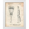 thumbnail image 1 of Borders, Cole 19x24 White Modern Wood Framed Museum Art Print Titled - PP915-Vintage Parchment Lacrosse Stick 1936 Patent Poster, 1 of 4