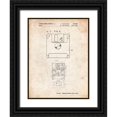 thumbnail image 1 of Borders, Cole 25x32 Black Ornate Wood Framed with Double Matting Museum Art Print Titled - PP87-Vintage Parchment 3 1/2 Inch Floppy Disk Patent Poster, 1 of 4