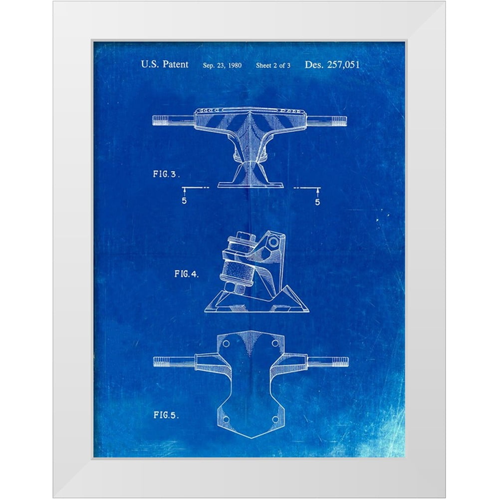 Borders, Cole 25x32 White Modern Wood Framed Museum Art Print Titled