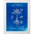 thumbnail image 1 of Borders, Cole 25x32 White Modern Wood Framed Museum Art Print Titled - PP622-Faded Blueprint T. A. Edison Phonograph Patent Poster, 1 of 4