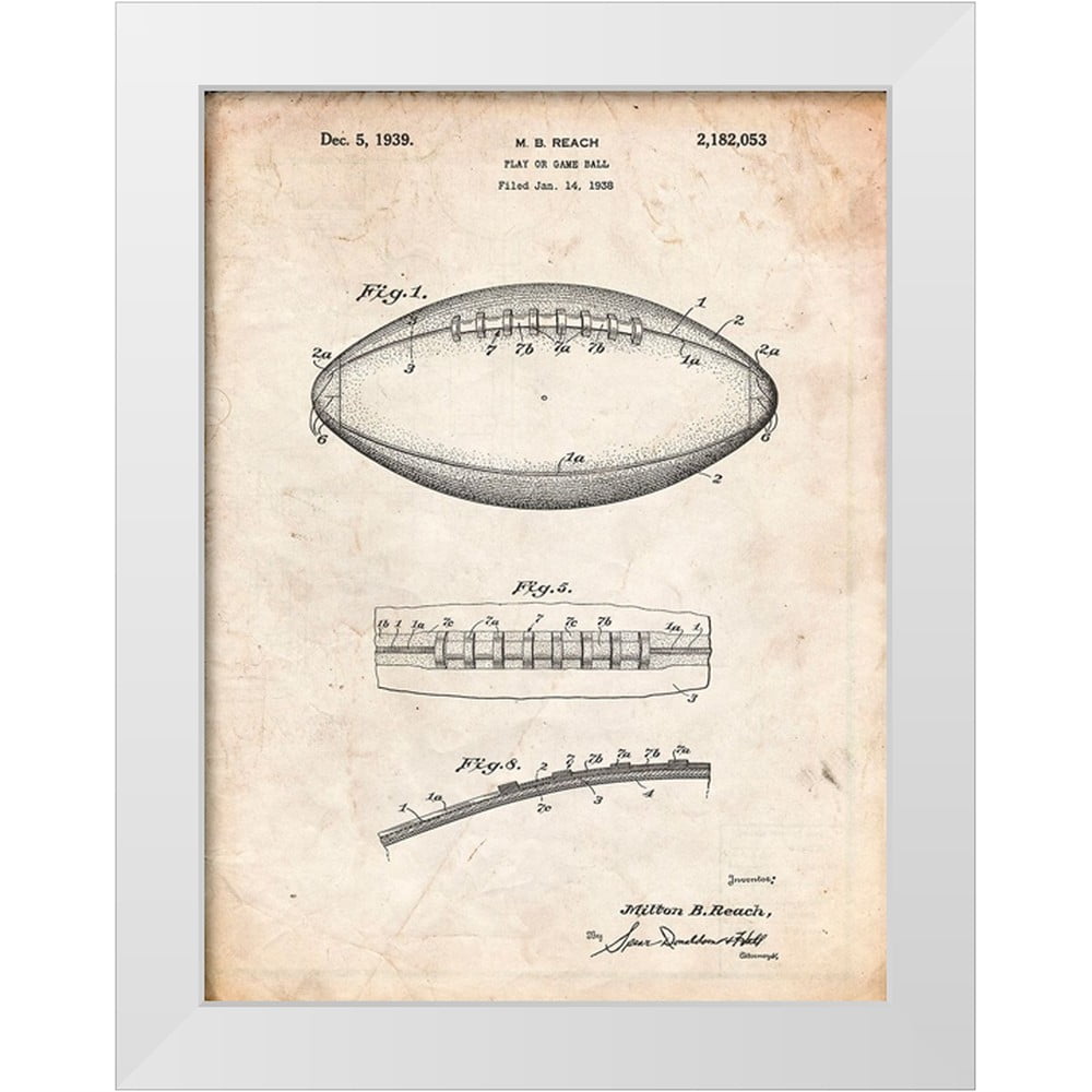 Borders, Cole 25x32 White Modern Wood Framed Museum Art Print Titled
