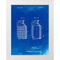 thumbnail image 1 of Borders, Cole 25x32 White Modern Wood Framed Museum Art Print Titled - PP867-Faded Blueprint Hand Grenade Patent Poster, 1 of 4