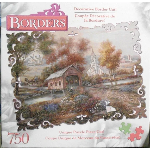 Borders Razzberry Creek Crossing 750 Piece Jigsaw Puzzle