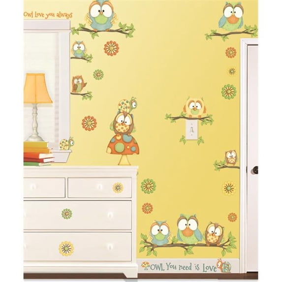 Borders Unlimited 10002 Whos Hoo Super Jumbo Applique