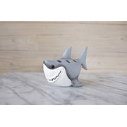 Borders Unlimited 70029 Fish N Sharks Great Toothbrush Holder, White