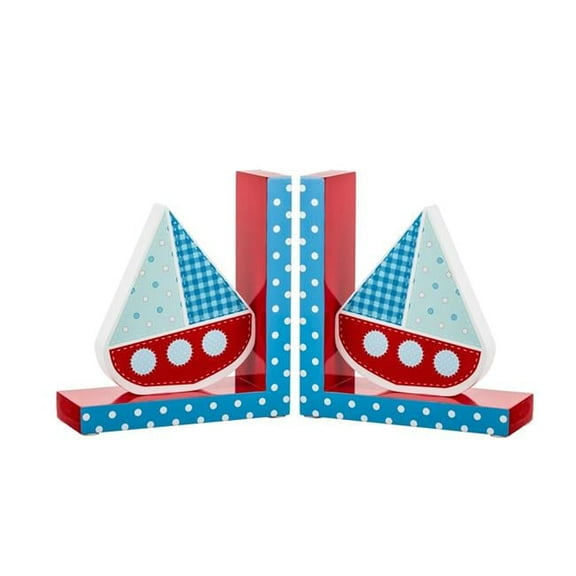 Borders Unlimited 90007 Ahoy Sailboat Bookends