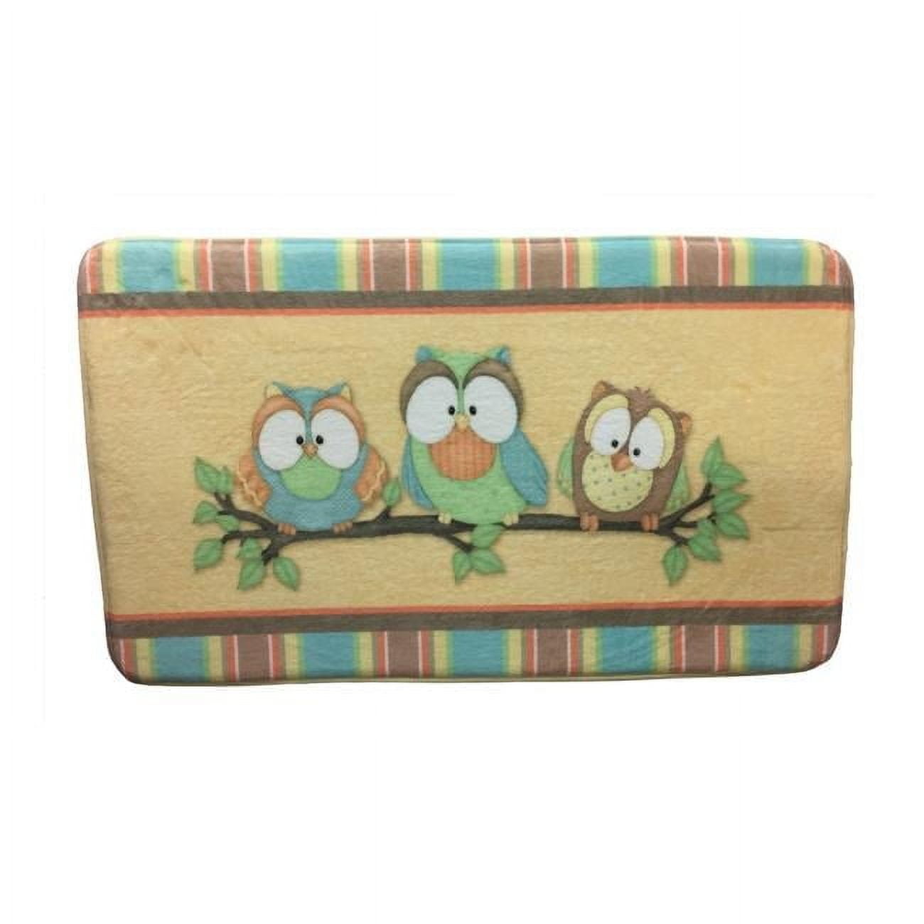 Borders Unlimited 90017 Whos Hoo Owl Trio Bathroom Mat