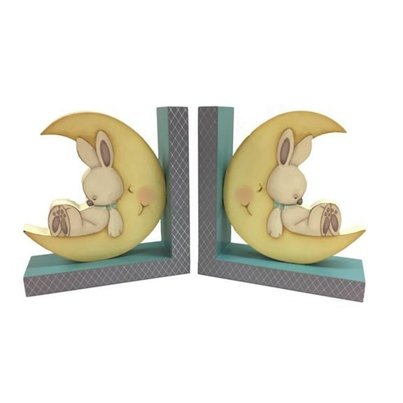 Borders Unlimited 90028 Sweet Dreams Moon Bookends