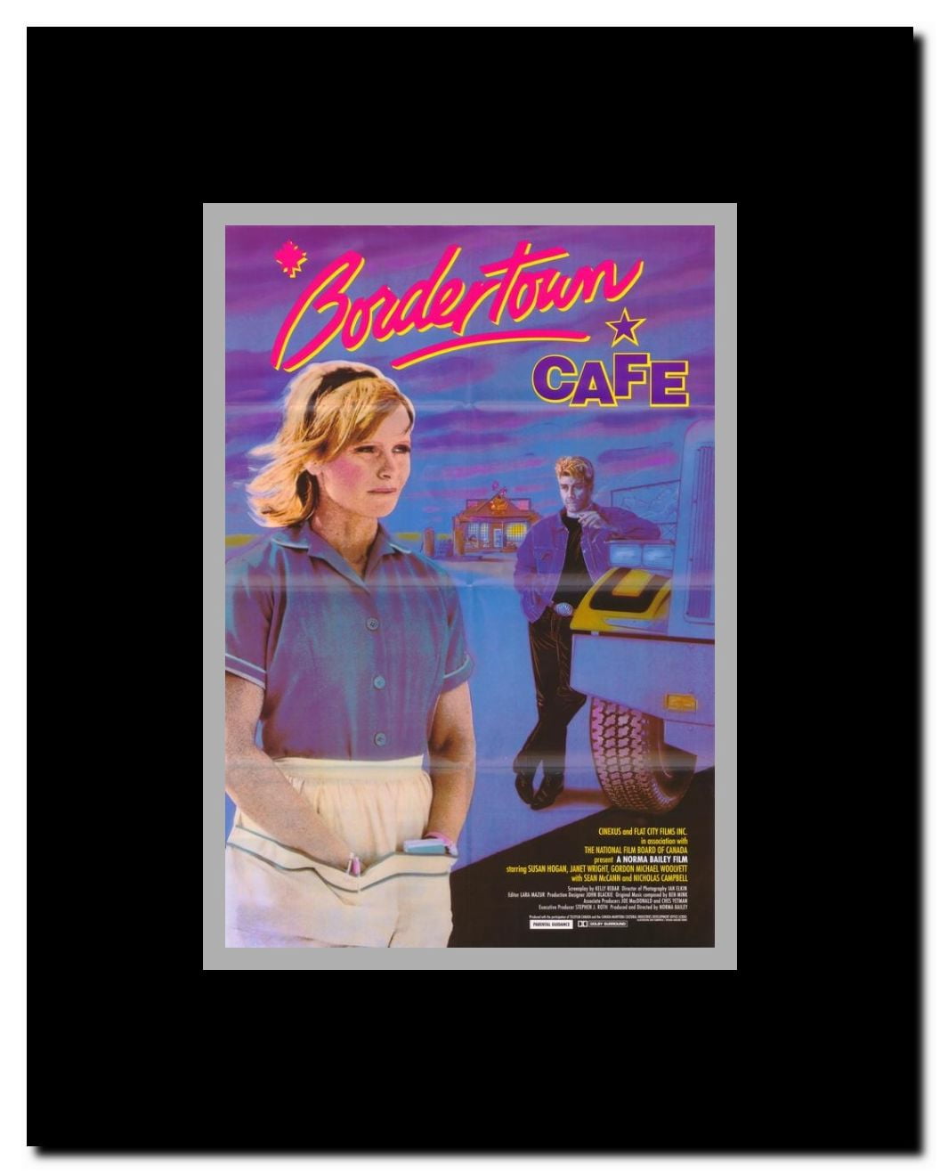 Bordertown Cafe Framed Movie Poster