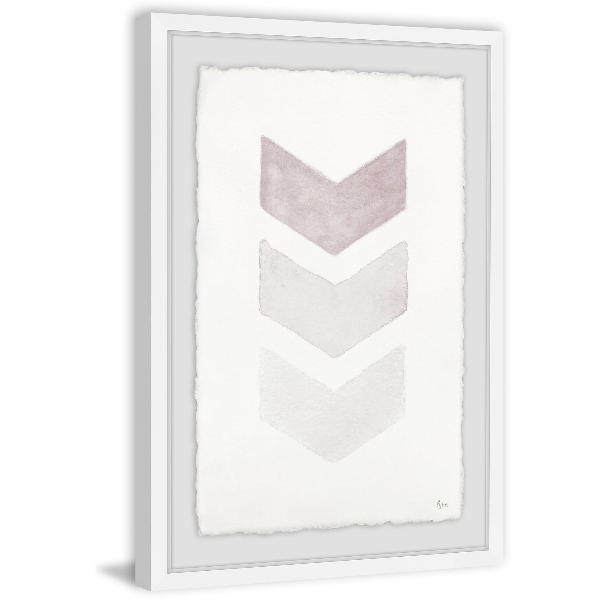 Bords Gris Framed Painting Print